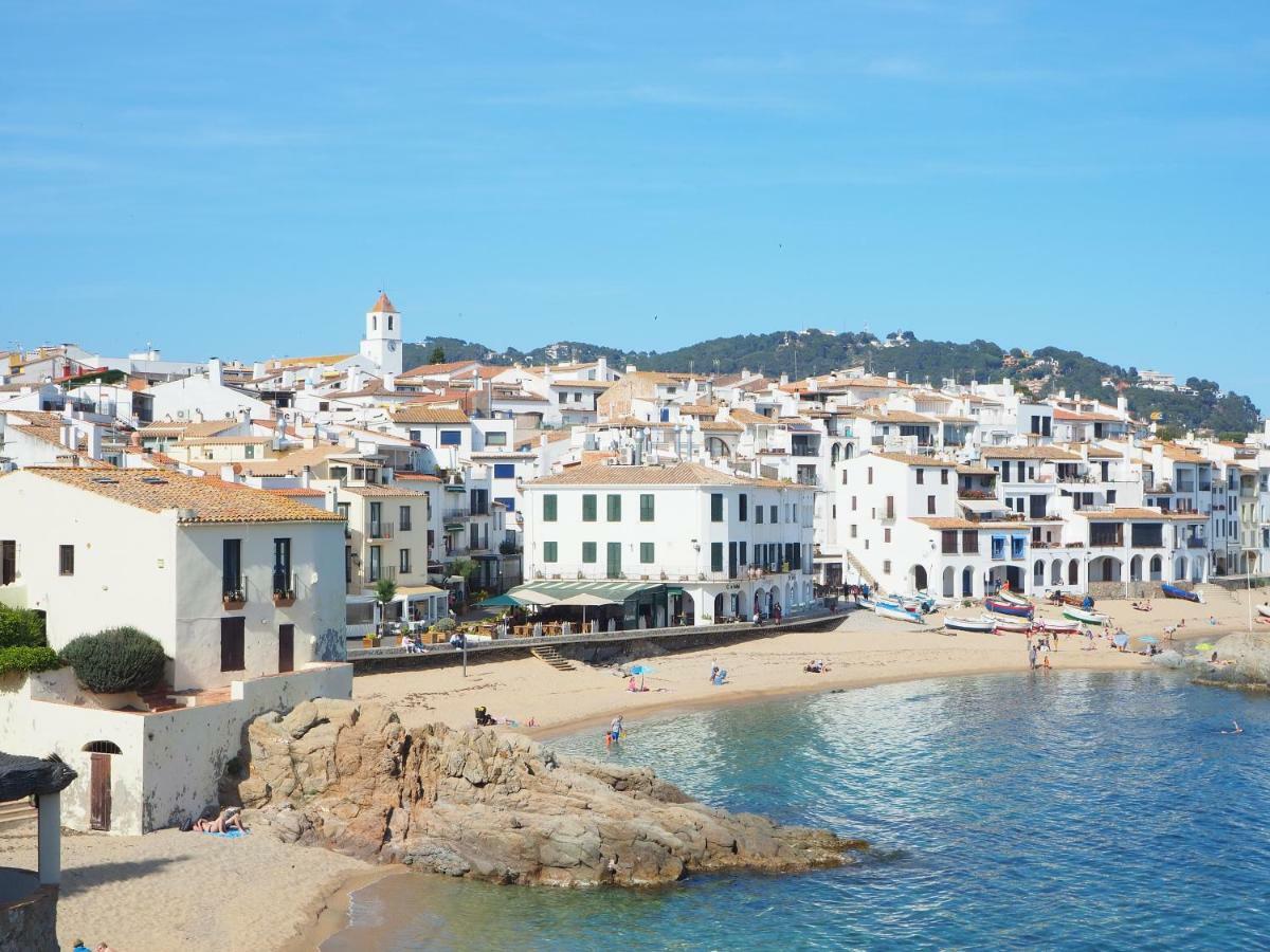 Apartamento En Calella De Palafrugell Con Vistas Al Mar, Piscina Y Terraza Exteriör bild